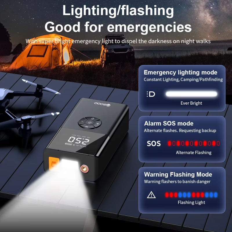 Jump Starter Manufacturer - OEM 3500A Portable Compressor