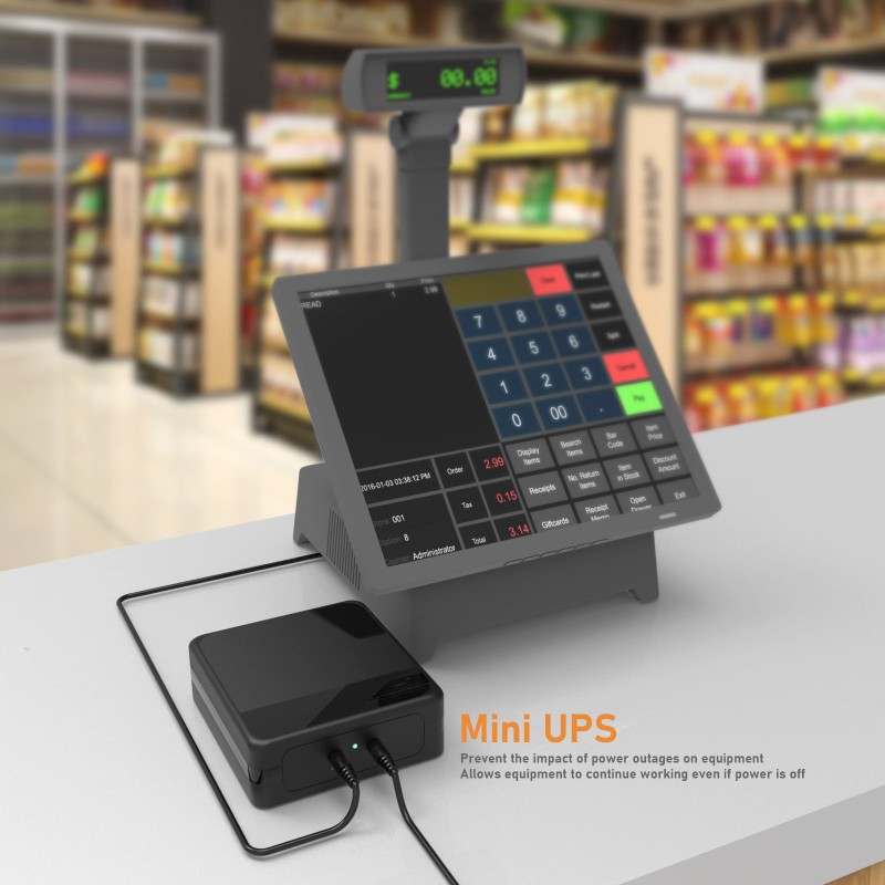 Mini UPS Factory - OEM 36W 9-12V CCTV Poe