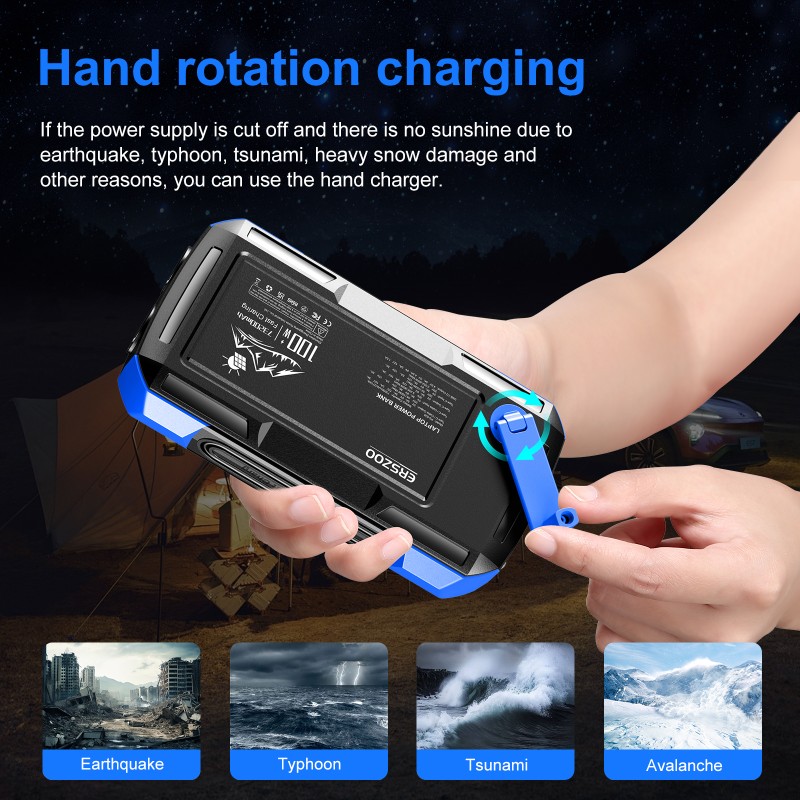Power Bank Manufacturer - OEM 73200mAh 100W Hand Crank
