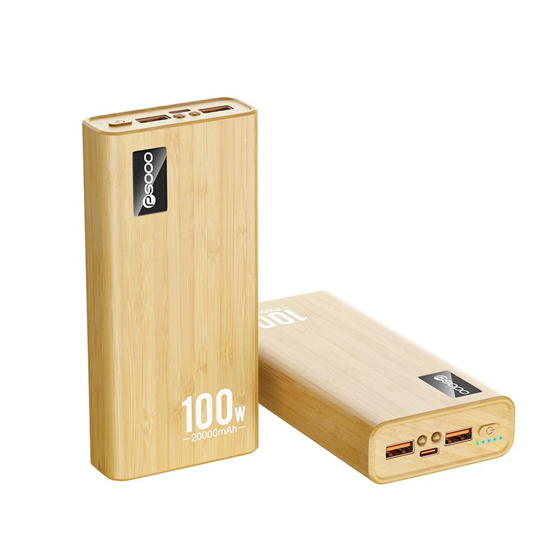 Laptop Charger Manufacturer - OEM PD100W Wooden Eco Friendly
