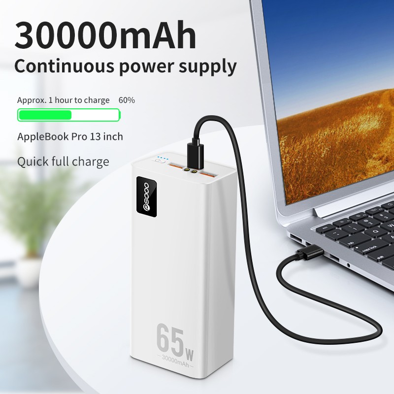 Laptop Charger Supplier - OEM 65W 30000-50000mAh Outdoor