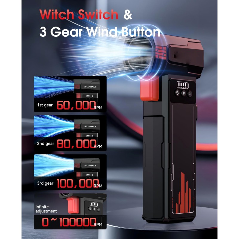 Car Booster Factory - OEM 2000A 15000mAh Air Blower