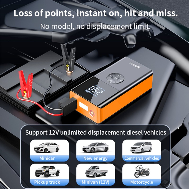 Jump Starter Factory - OEM 4-in-1 Car Emergency Booster