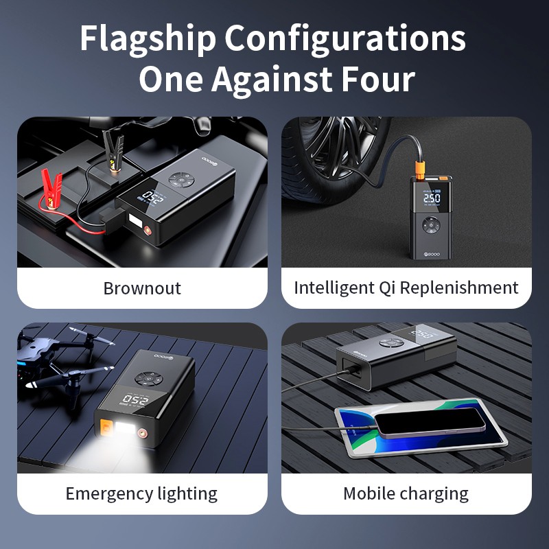 Jump Starter Supplier - OEM 5000A Portable Compressor