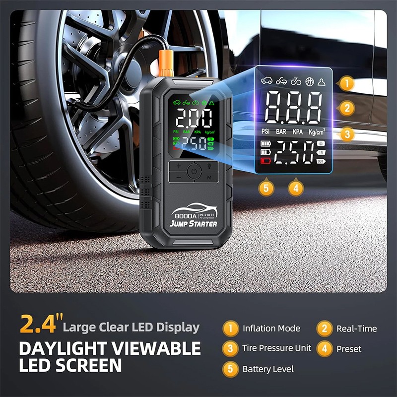 Car Jump Starter Manufacturer - OEM 8000A UL Capacitor