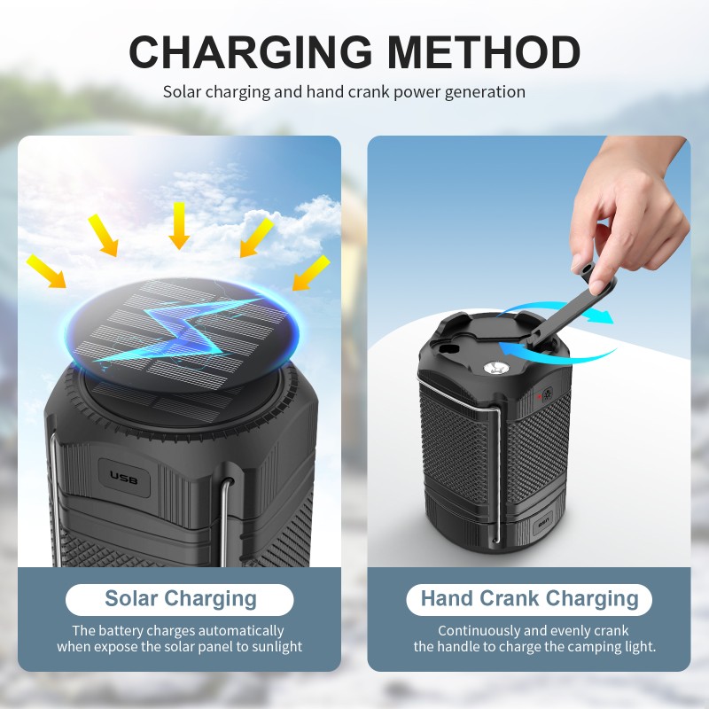 Solar Lantern Factory - OEM Rechargeable 5000mAh Waterproof