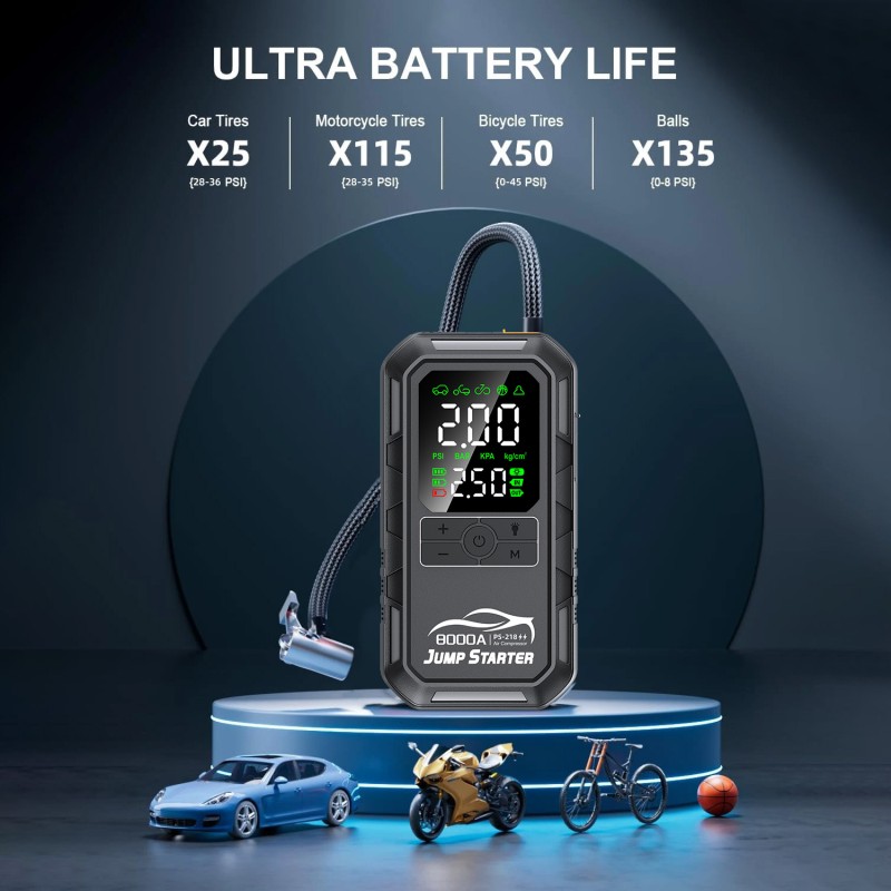 Jump Starter Factory - OEM 8000A UL Capacitor Booster