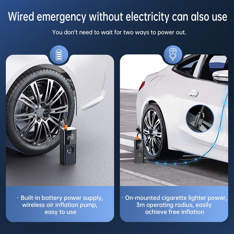 Car Inflator Manufacturer - OEM 12000mAh Tire Pump Compressor