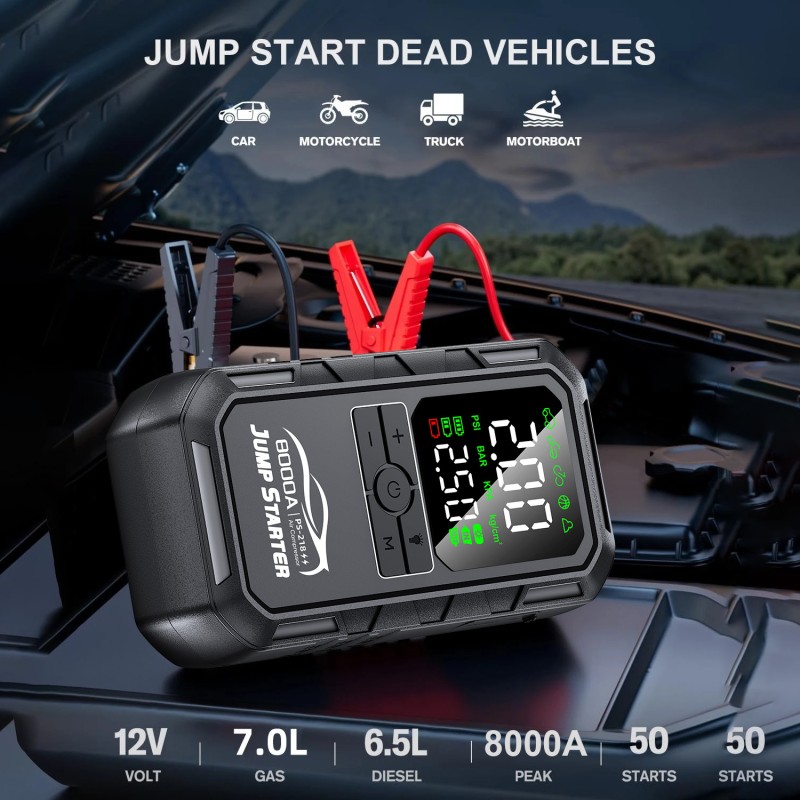 Jump Starter Factory - OEM 8000A UL Capacitor Booster