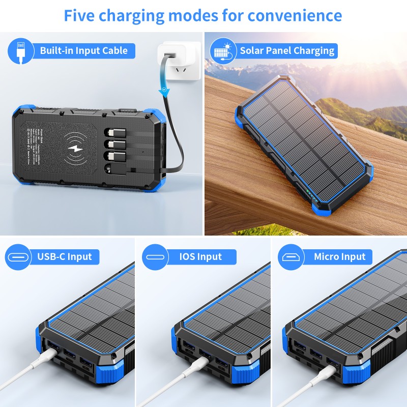 Solar Charger Factory - OEM 20000mAh Outdoor Fast Charging