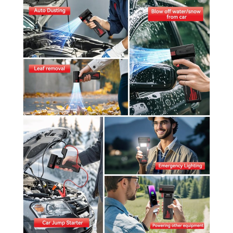 Car Booster Factory - OEM 2000A 15000mAh Air Blower