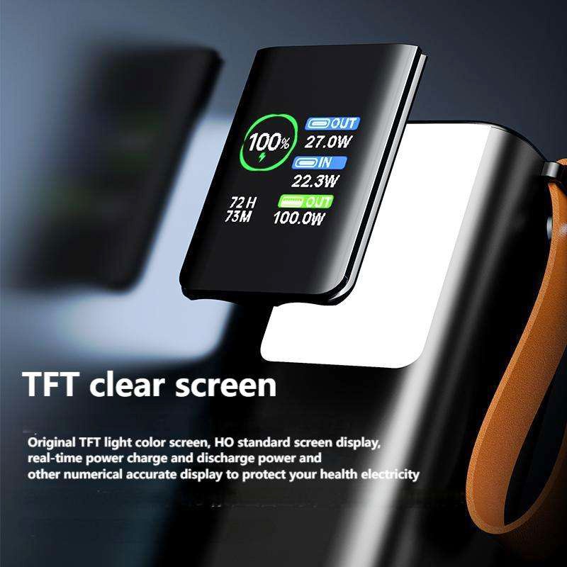 Power Bank Factory - OEM PD100W Retractable Cables