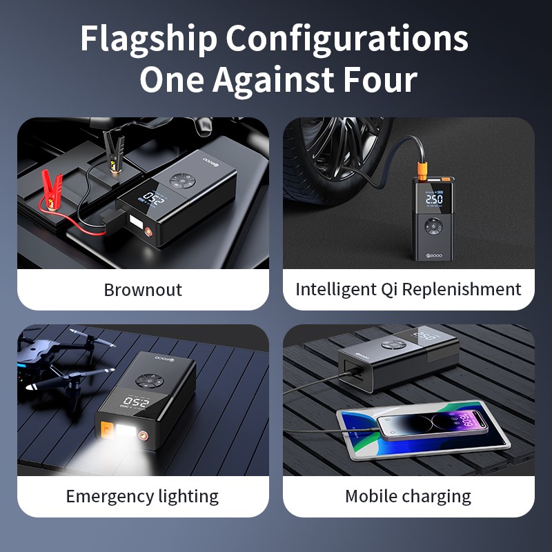 Jump Starter Manufacturer - OEM 3500A Portable Compressor