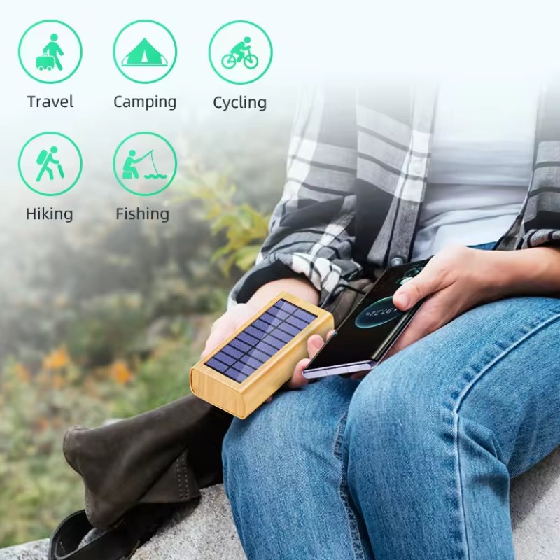 Power Bank Factory - OEM PD100W Bamboo 20000mAh