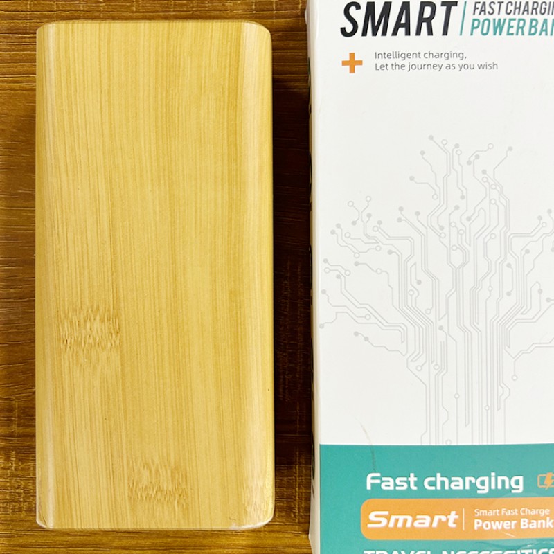 Power Bank Factory - OEM PD100W Bamboo 20000mAh