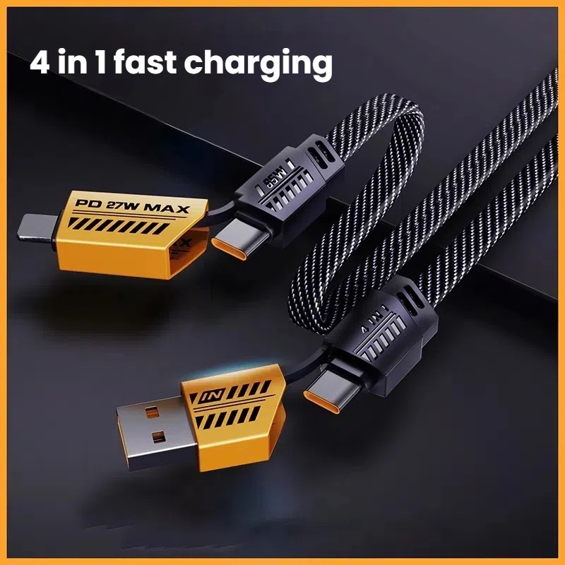 USB Cable Manufacturer - 4-in-1 65W PD Fast Charge