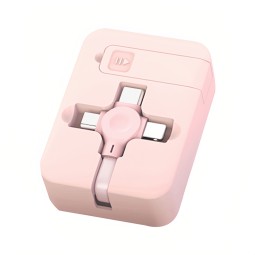 USB Cable Manufacturer - 3A Telescopic Three-in-One