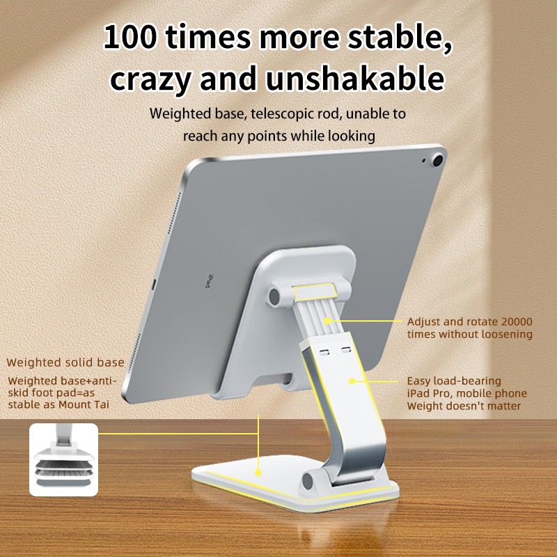 Tablet Stand Factory - ABS Foldable Extendable Desktop