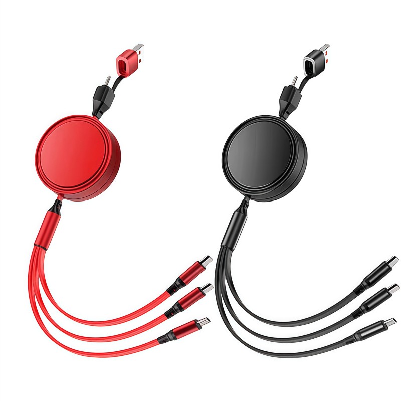 USB Cable Factory - 1.2M 5-in-1 Pure Copper OEM