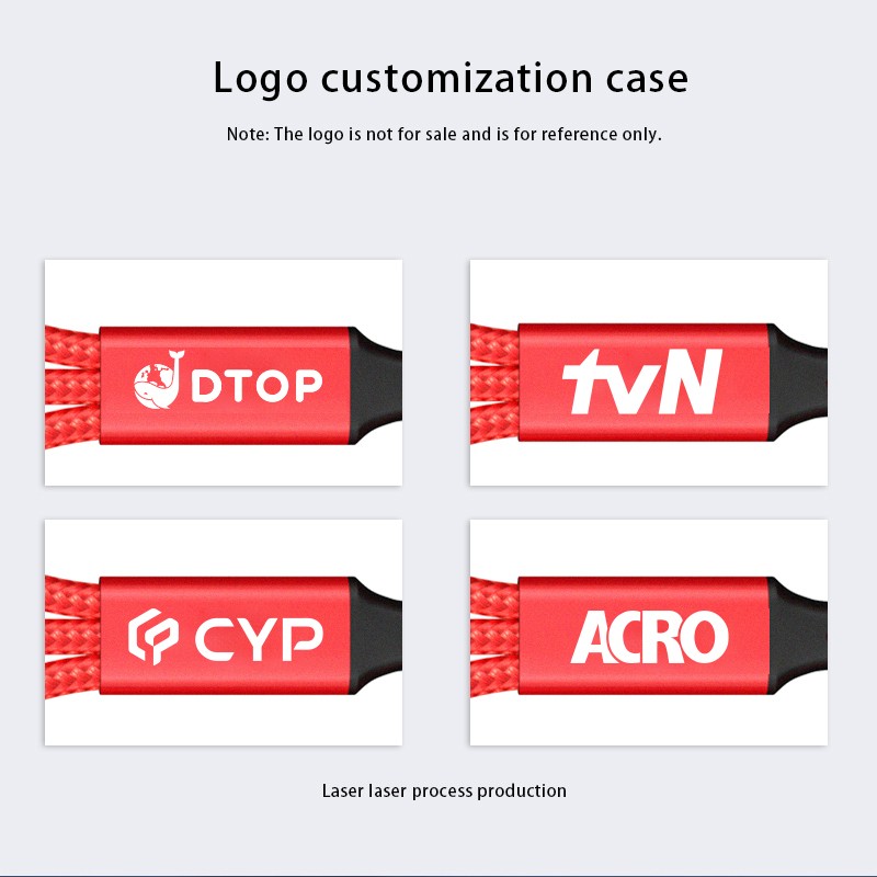USB Cable Manufacturer - 1.2M 3A 3-in-1 Nylon Cable