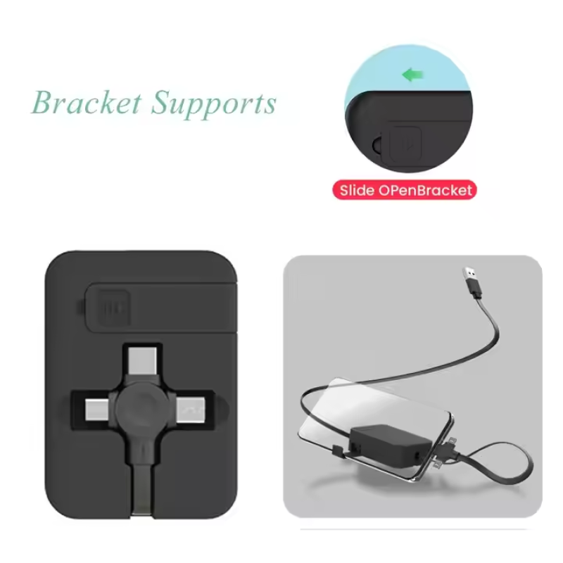 USB Cable Manufacturer - 3A Telescopic Three-in-One