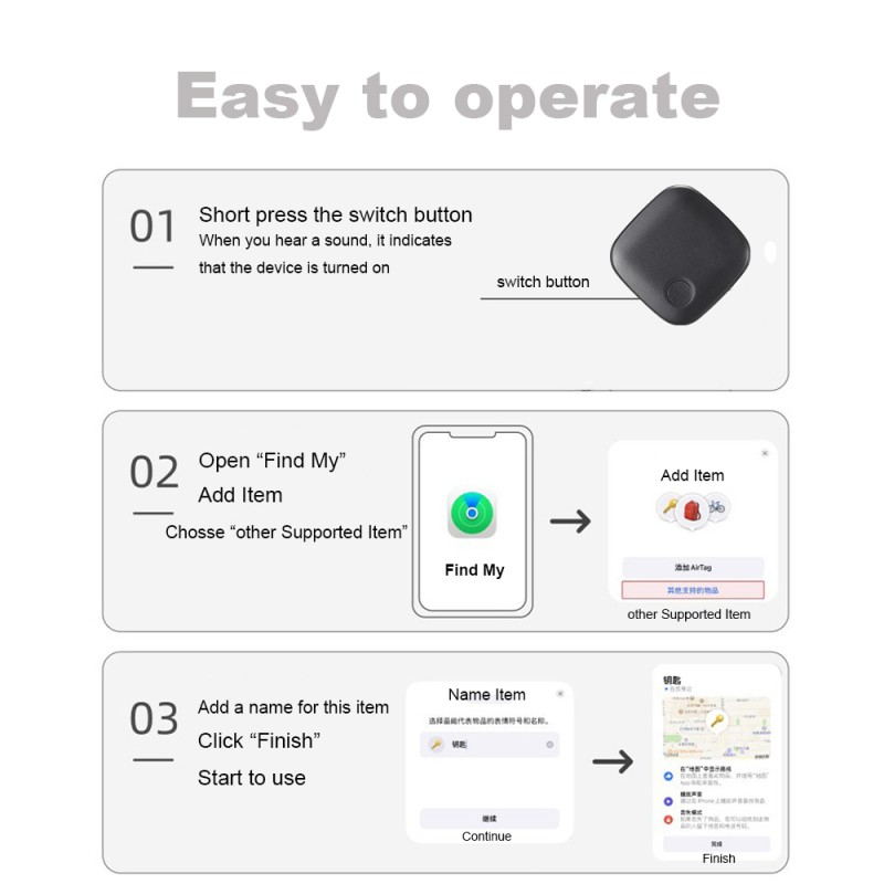 Smart Tracker Manufacturer - OEM Bluetooth5.2 Locator