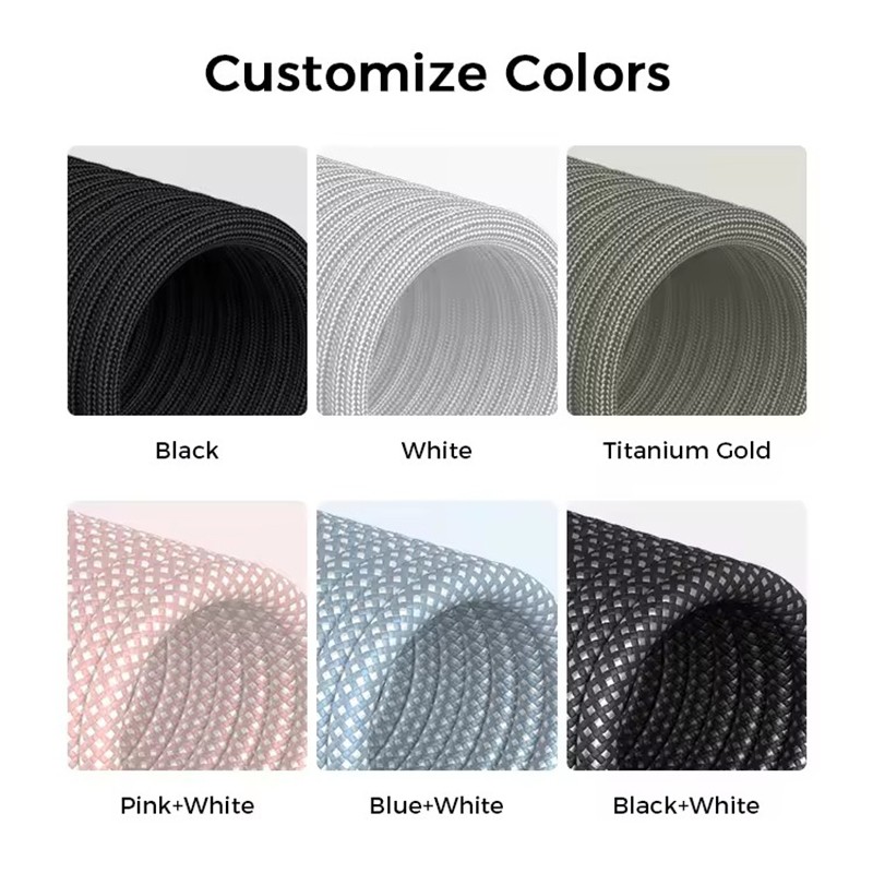 Data Cable Factory - OEM 100W Self-Winding Magnetic Cable