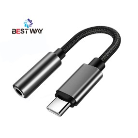 Audio Adapter Factory - OEM MFi Nylon Braided Aux