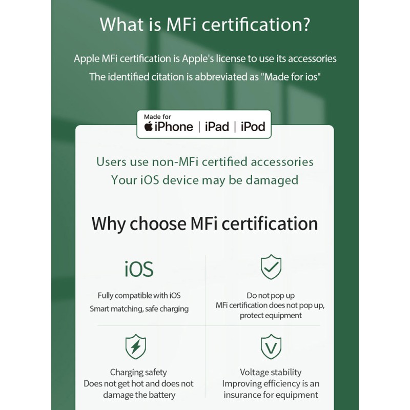 Data Cable Supplier - OEM MFi USB C to 8PIN Cable