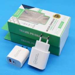 Wall Charger Factory - OEM QC3.0 20W Dual Port Charger