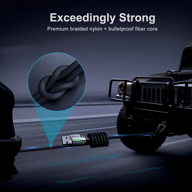 Data Cable Manufacturer - OEM Zinc Alloy Braided Type C Cable