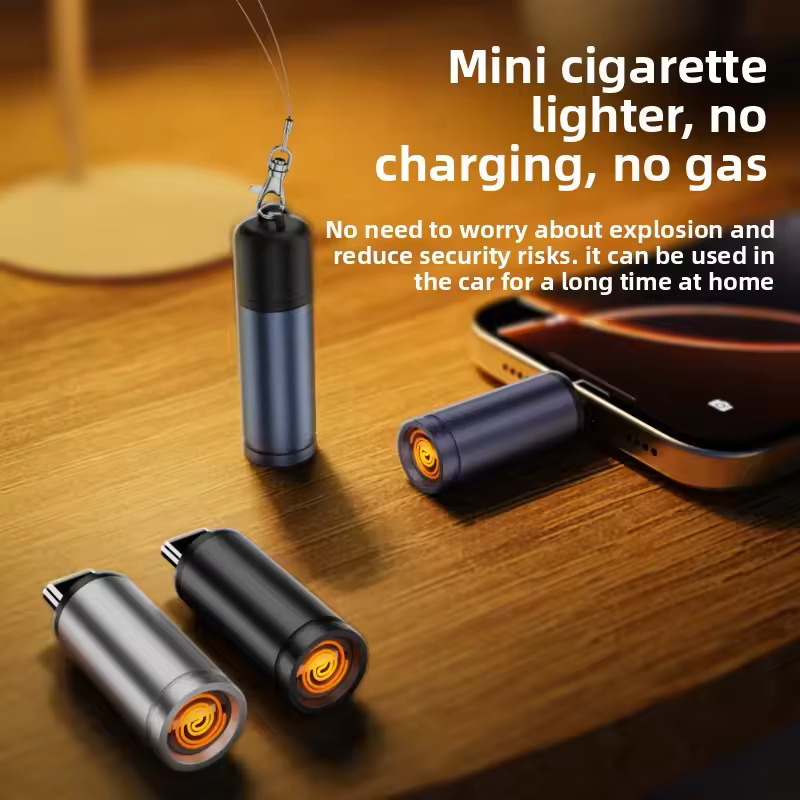 Electric Lighter Factory - OEM USB Phone Cigarette Lighter Keychain