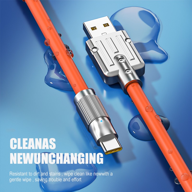 Charging Cable Manufacturer - OEM 6A 120W Zinc Alloy Cable