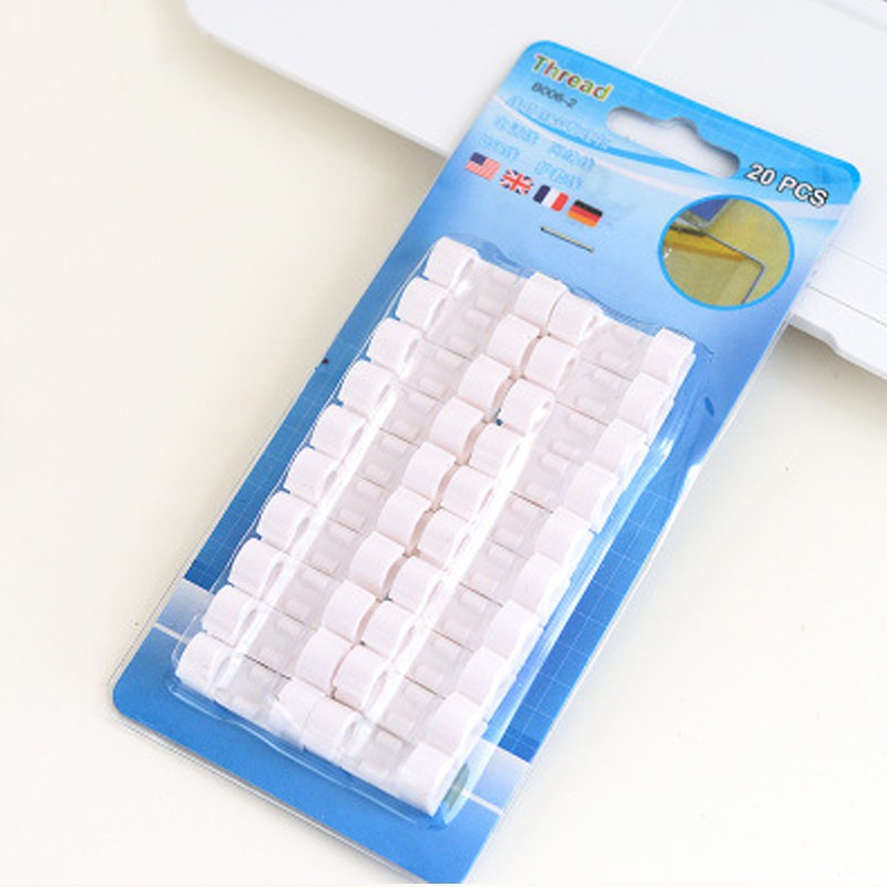Cable Organizer Manufacturer - 20pcs Pack Desk Clamp