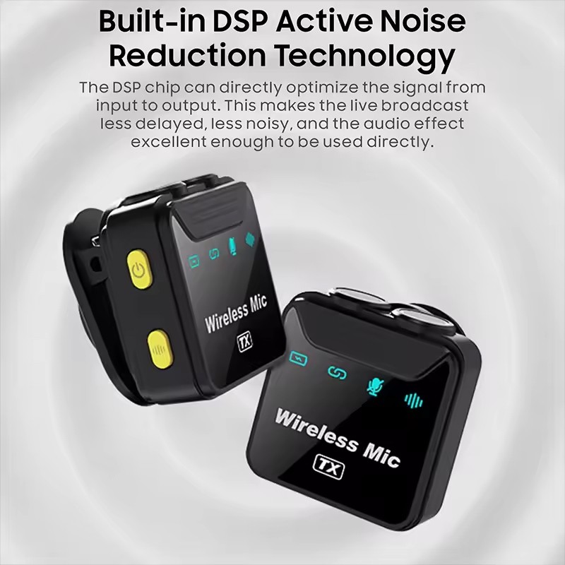 Microphone Manufacturer - Magnetic Clip LED Lavalier