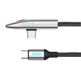 USB Cable Manufacturer - 240W LED Nylon PD Fast Charge
