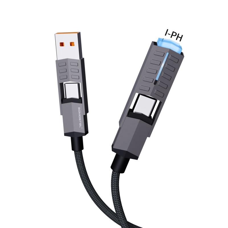 4 in 1 Charging Cable Manufacturer - Nylon Weaving Fast Charge Cable