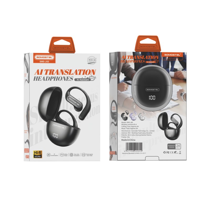 Wireless Earbuds Manufacturer - Real Translation Recording Headphone