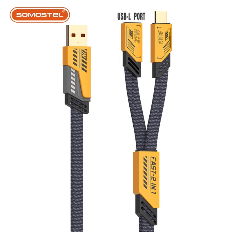 Premium Data Cable Factory - 4 in 1 Nylon Braided Fast Charging Cable