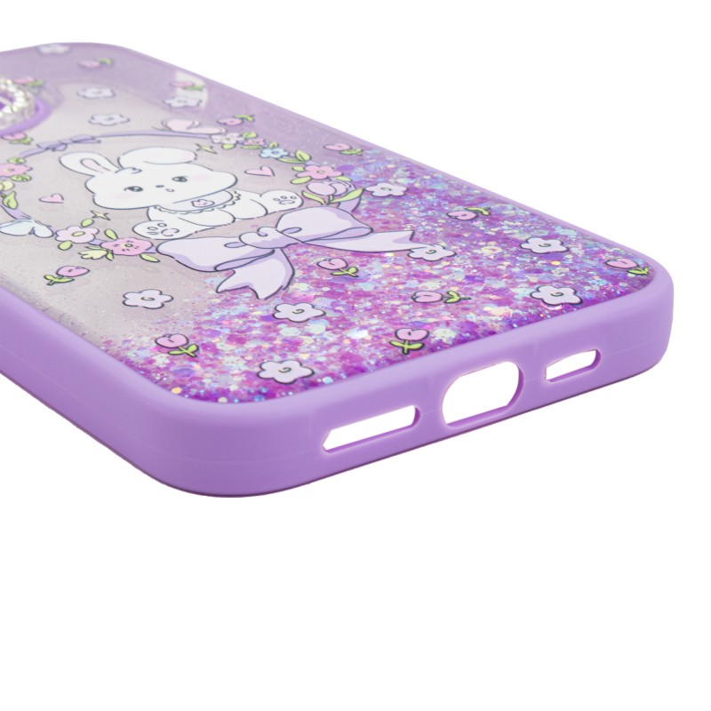 Mobile Phone Case Manufacturer - TPU PC Painted Epoxy With Chain