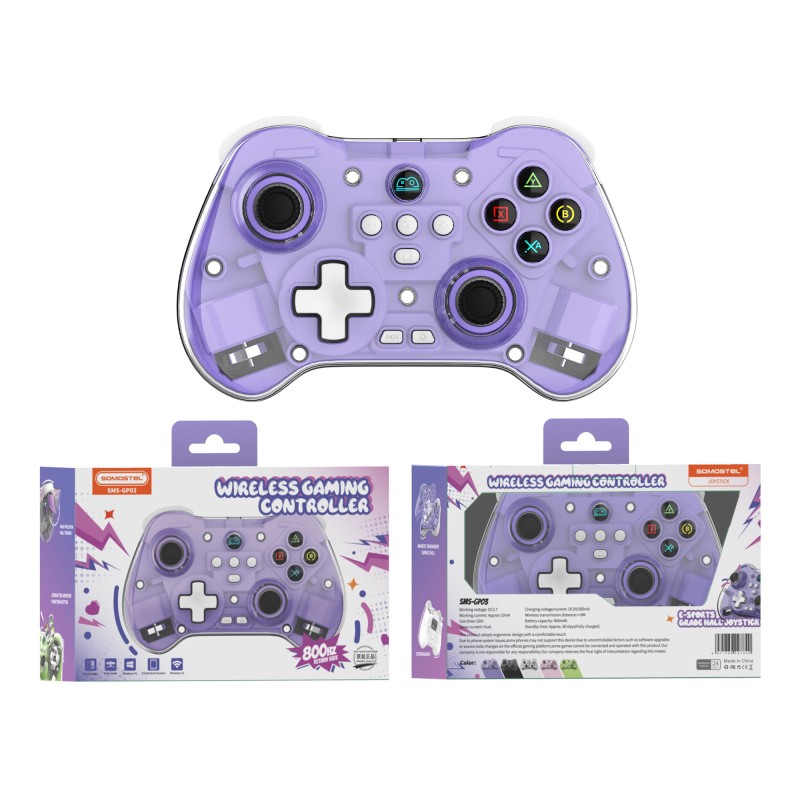 Game Controller Manufacturer - Transparent Housing Wireless Controller