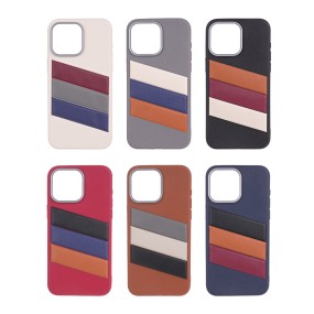 TPU Phone Case Manufacturer - Leather Texture Full Cover Case