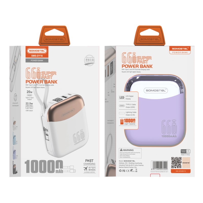 Power Bank Factory - 10000mAh LED Digital Display Charger