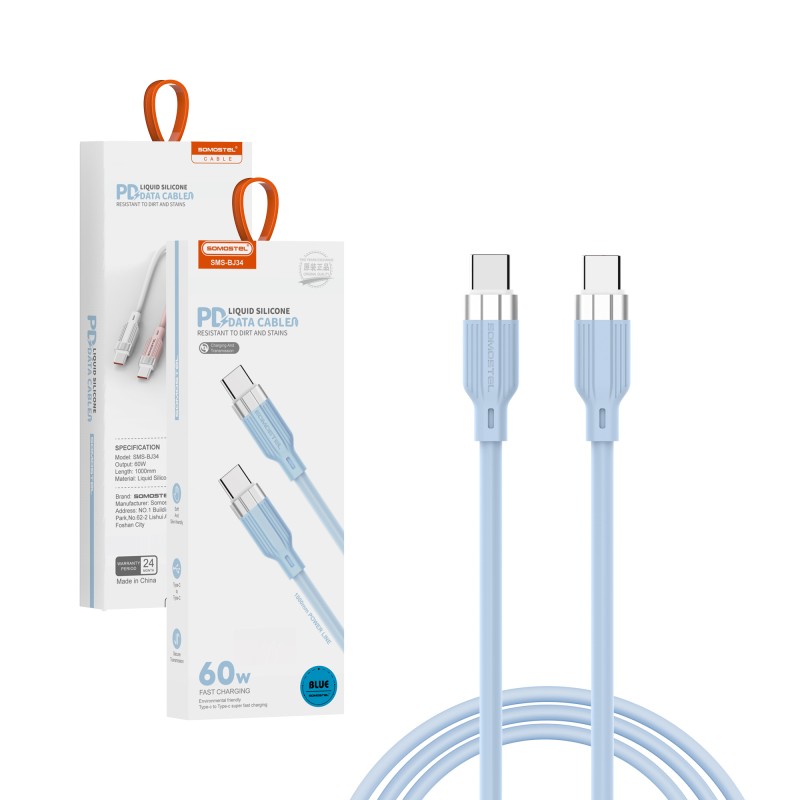 PD Fast Charge Cable Factory - Type C to C L Macaron Colors