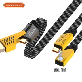 Premium Data Cable Factory - 4 in 1 Nylon Braided Fast Charging Cable