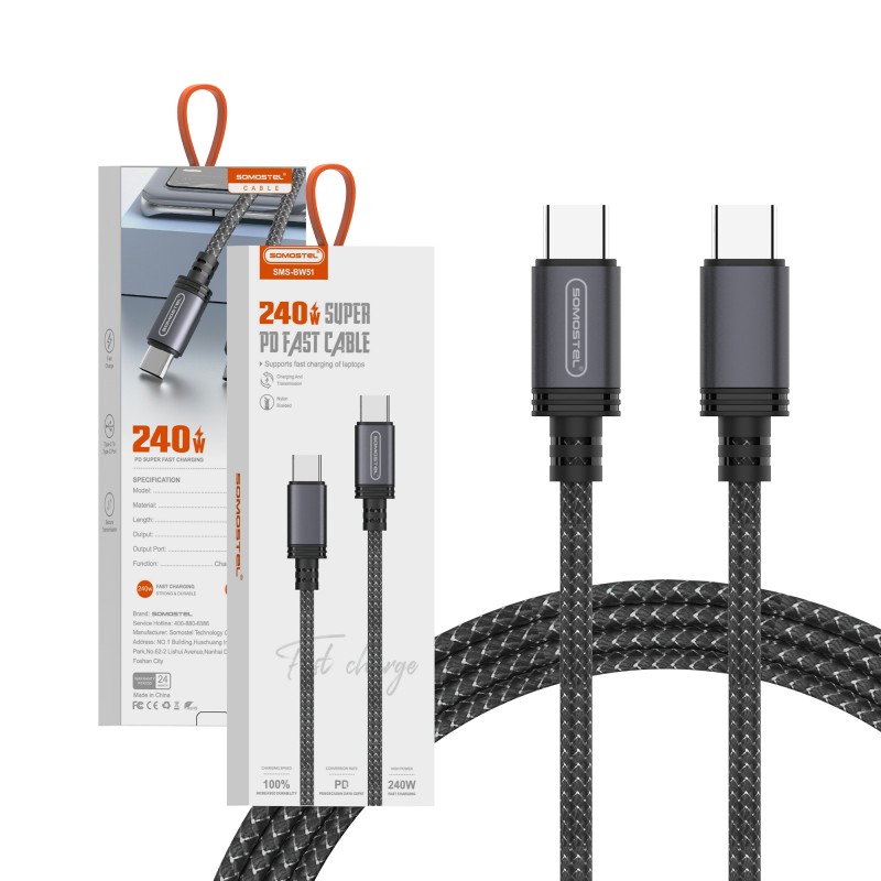 Aluminum USB Cable Manufacturer - Nylon Braided Charging Cable