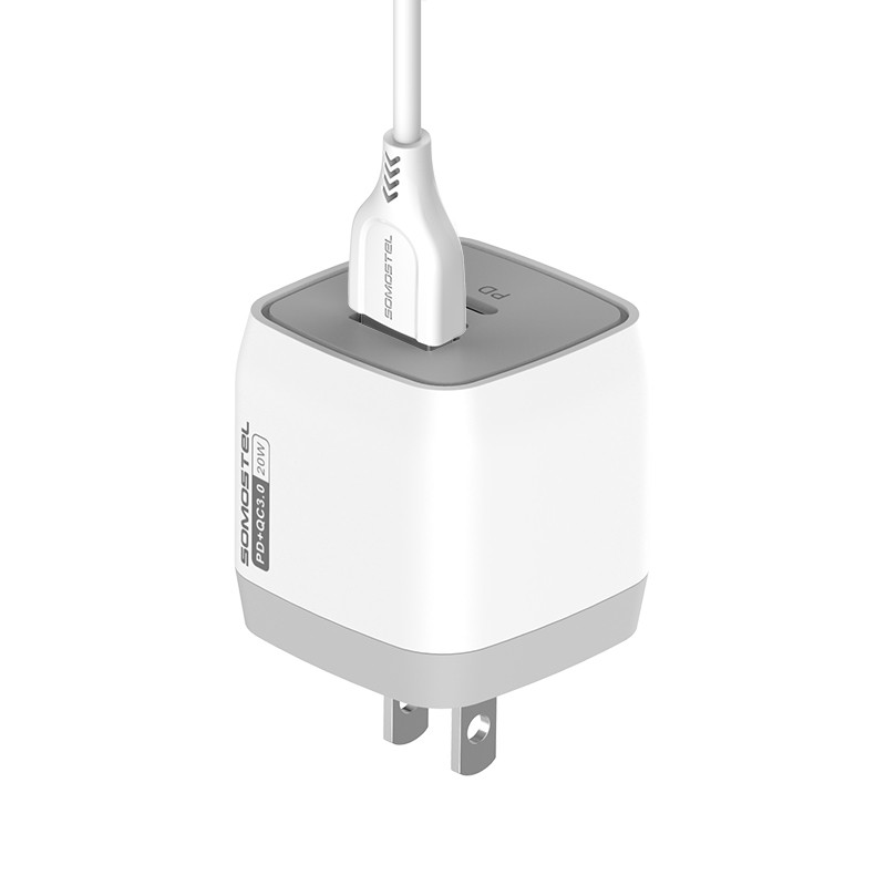20W Dual Port Charger Manufacturer - US EU Plug Wall Charger