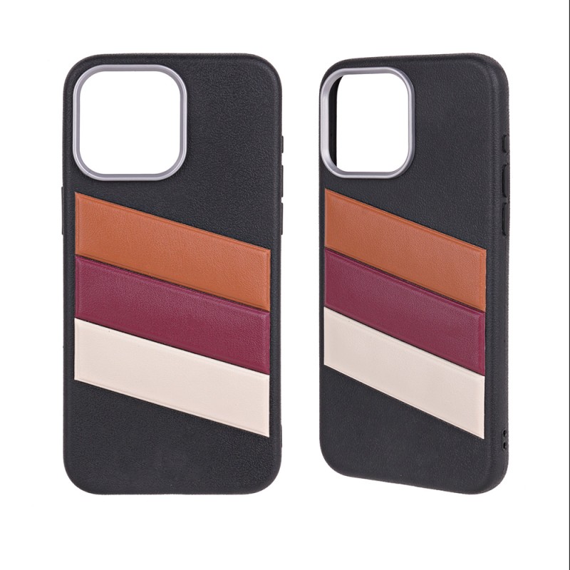 TPU Phone Case Manufacturer - Leather Texture Full Cover Case