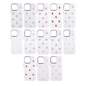 Transparent Phone Case Factory - Electroplated Lens Frame Cover