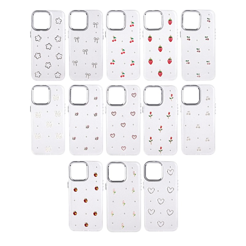 Transparent Phone Case Factory - Electroplated Lens Frame Cover